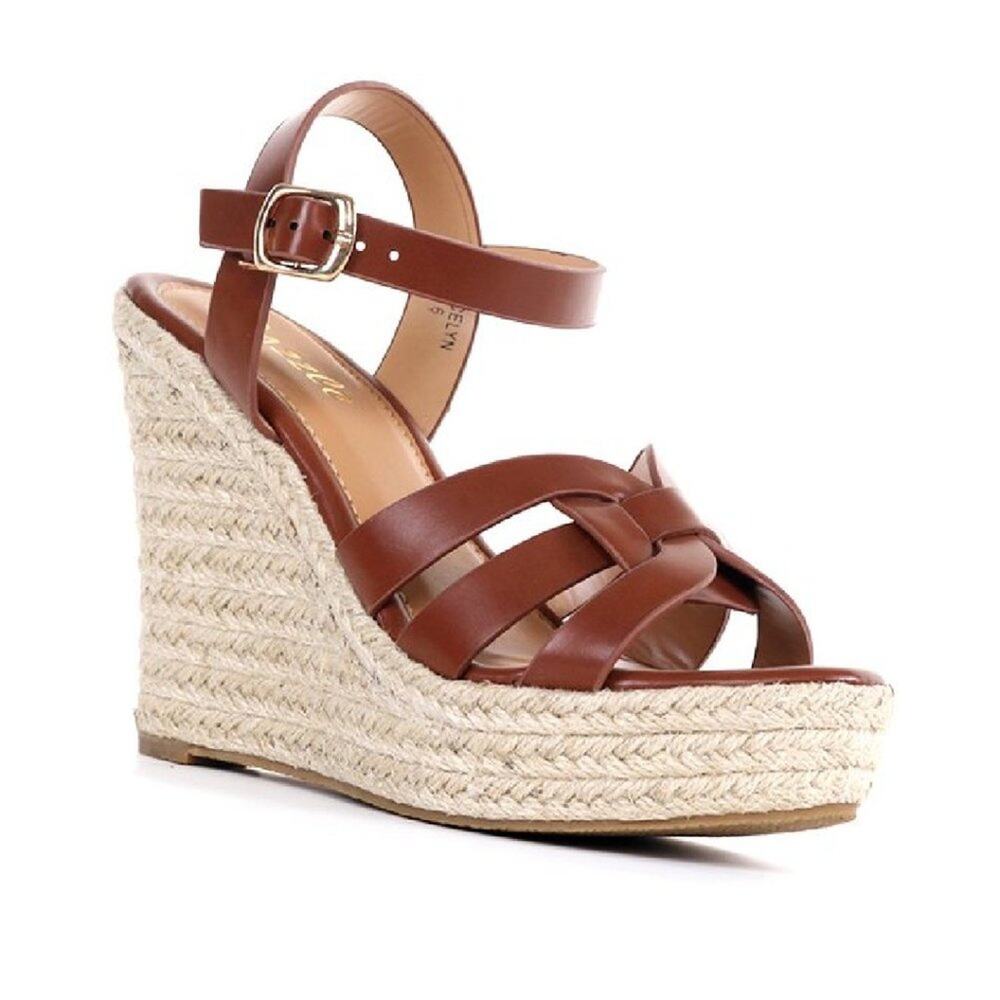 Pazzle Brown Jocelyn Espadrille Wedges